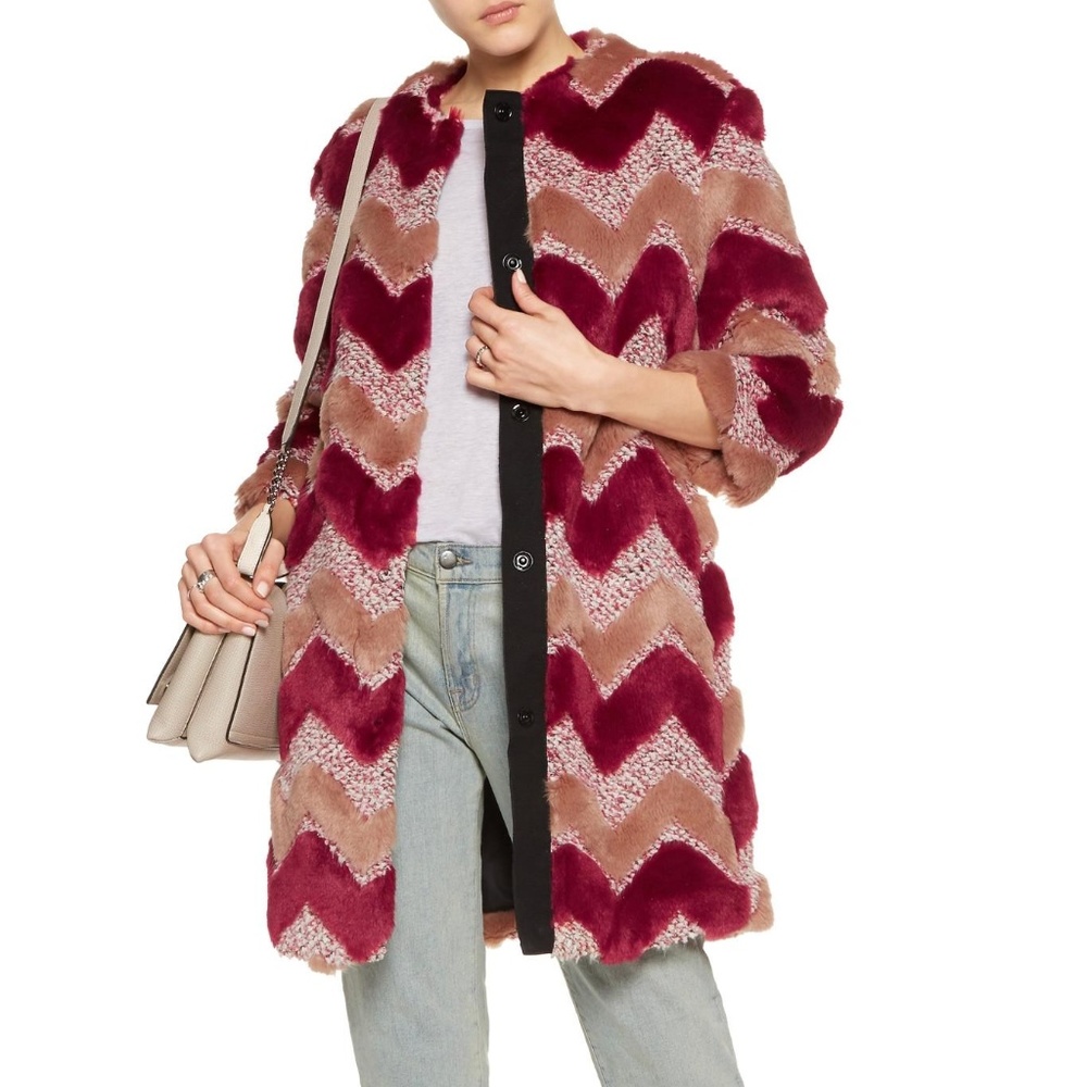 Ainea Faux Fur Coat size 2